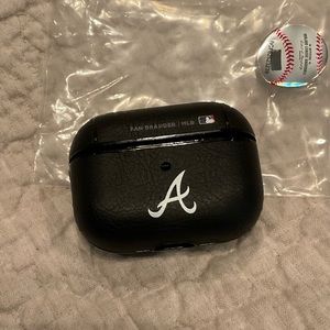 Atlanta Braves AirPods Pro Primary Logo Leatherette Case